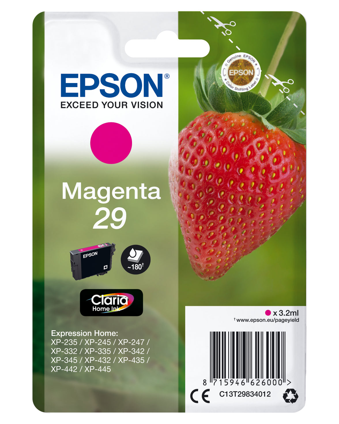 XP235/332/335/432/435 MAGENTA INK CART