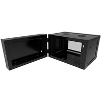 ALL-RACK 12U 550MM DEEP WALLBOX BLACK