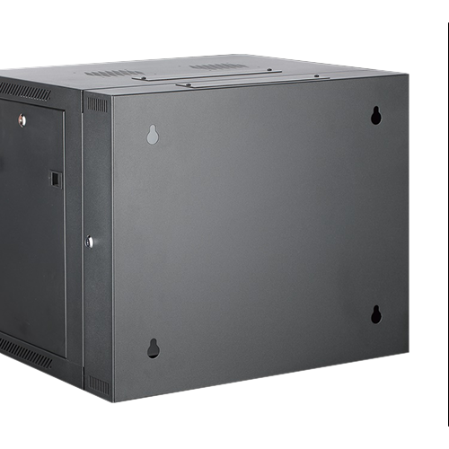 ALL-RACK 12U 550MM DEEP WALLBOX BLACK