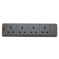 CNL 4W UK 13A Rewireable Bk