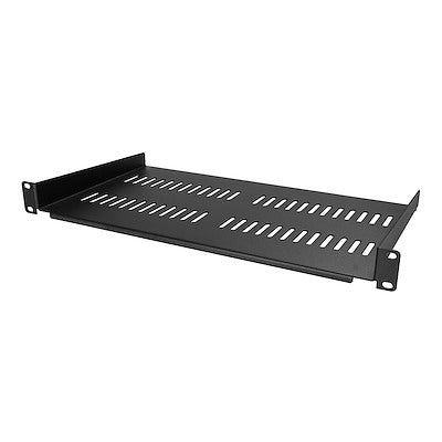Vented 1U Rack Shelf - 10in Deep
