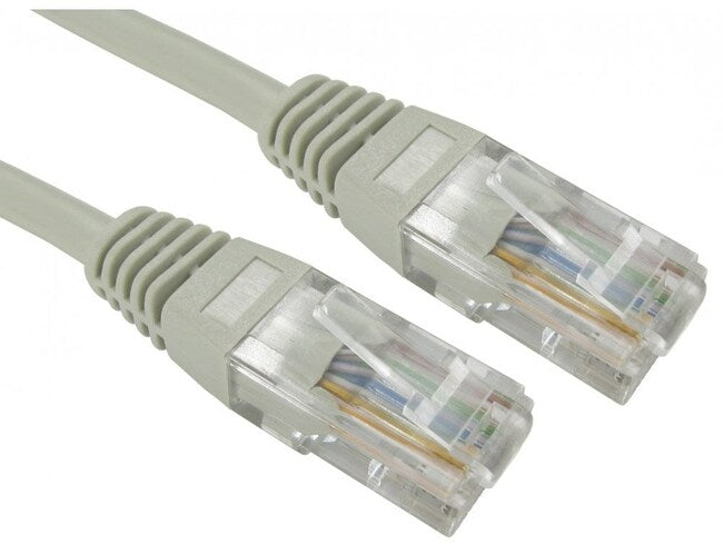 1-metre cat 5 cable in grey
