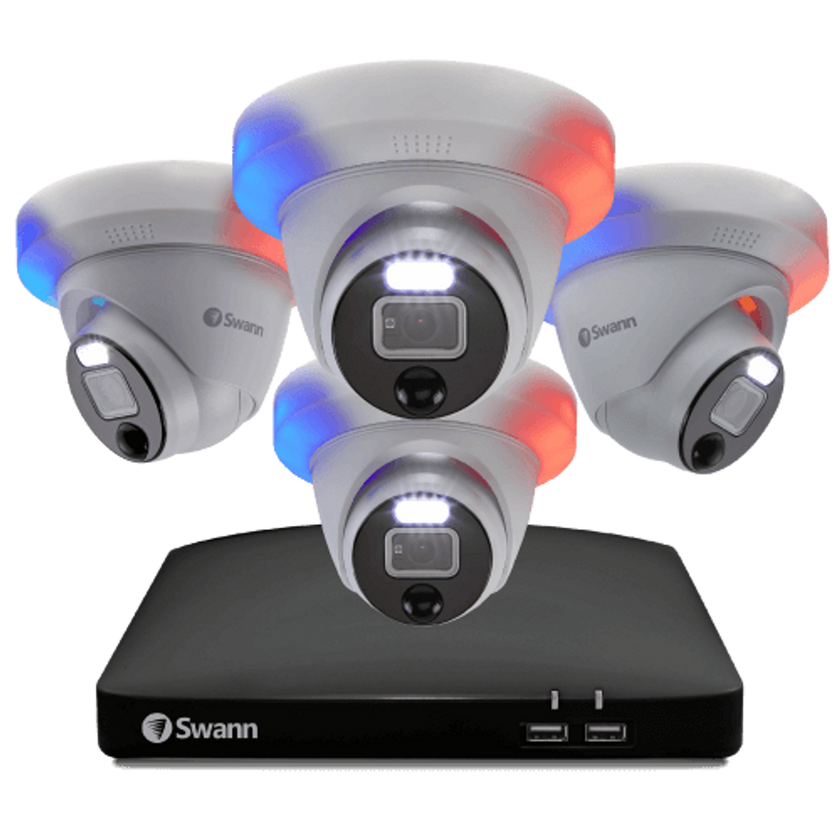 8 channel 4 dome camera 4K DVR CCTV kit