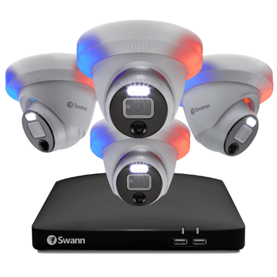 SWANN 8 channel 4 bullet cam 4K DVR CCTV kit