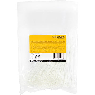 StarTech.com Resealable Zip Ties