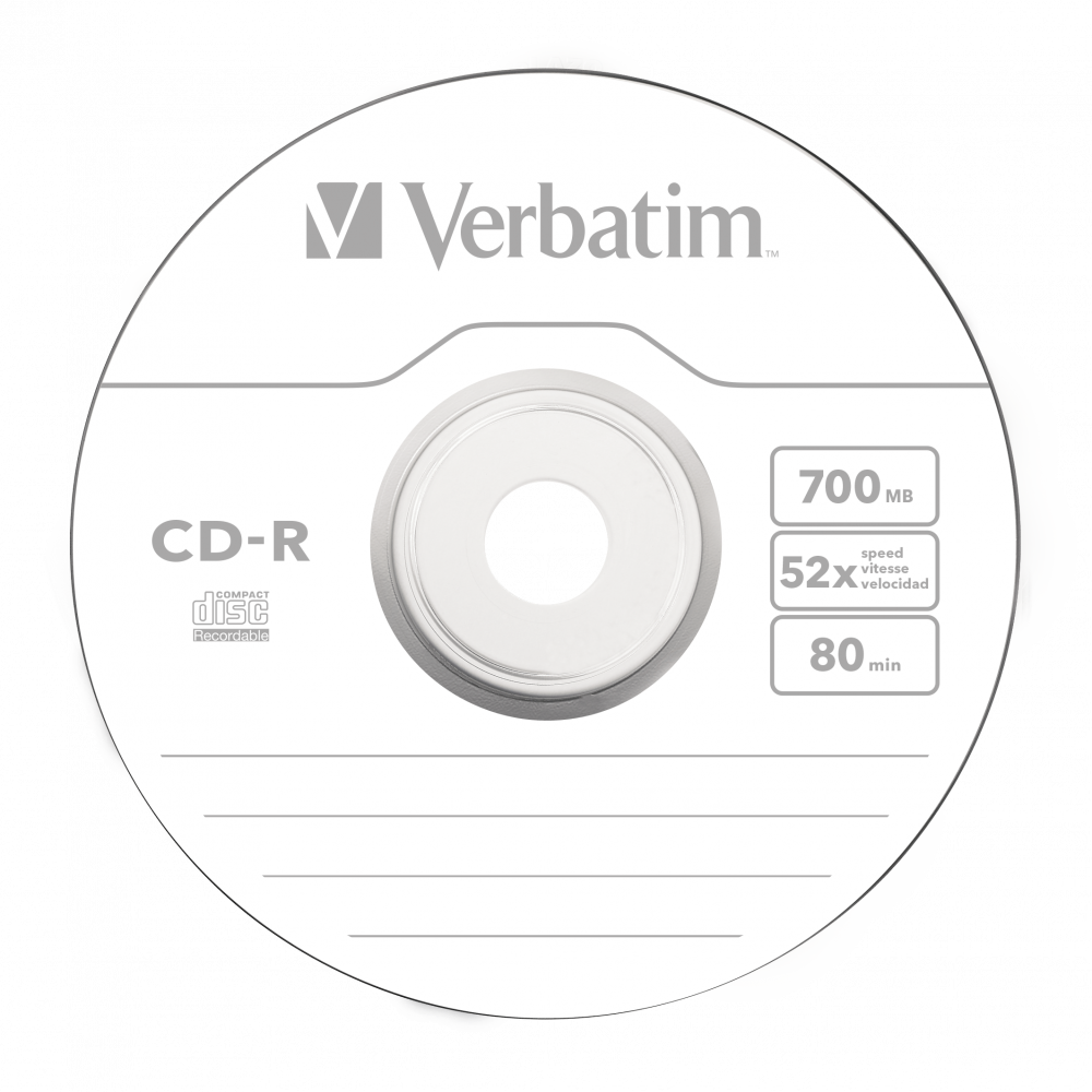 Verbatim CD-R 52x 100pk Spindle
