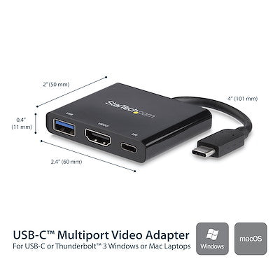StarTech USB-C Multiport Adapter with HDMI
