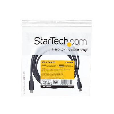 StarTech.com USBC to mDP Cable 4K 1.8M