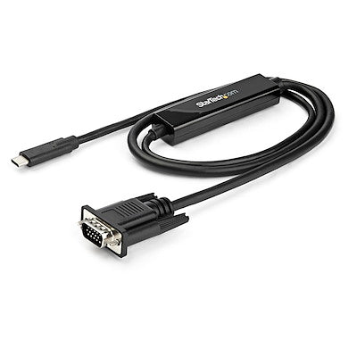 StarTech USB C to VGA Cable 1M Black