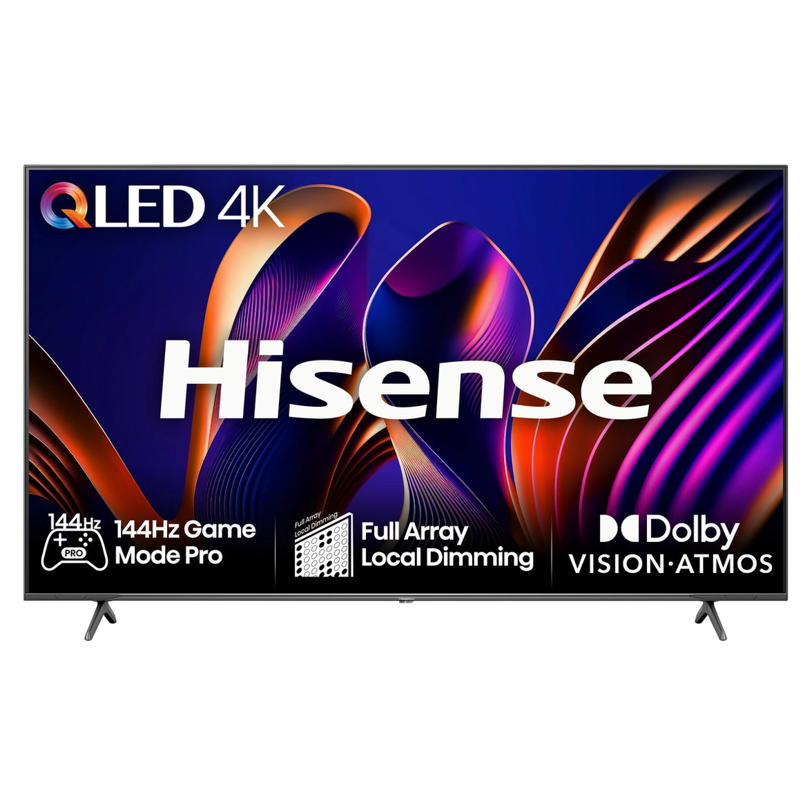 Hisense 65E77NQTUK PRO, 165.1 cm (65"), 3840 x 2160 pixels, QLED, Smart TV, Wi-Fi, Grey