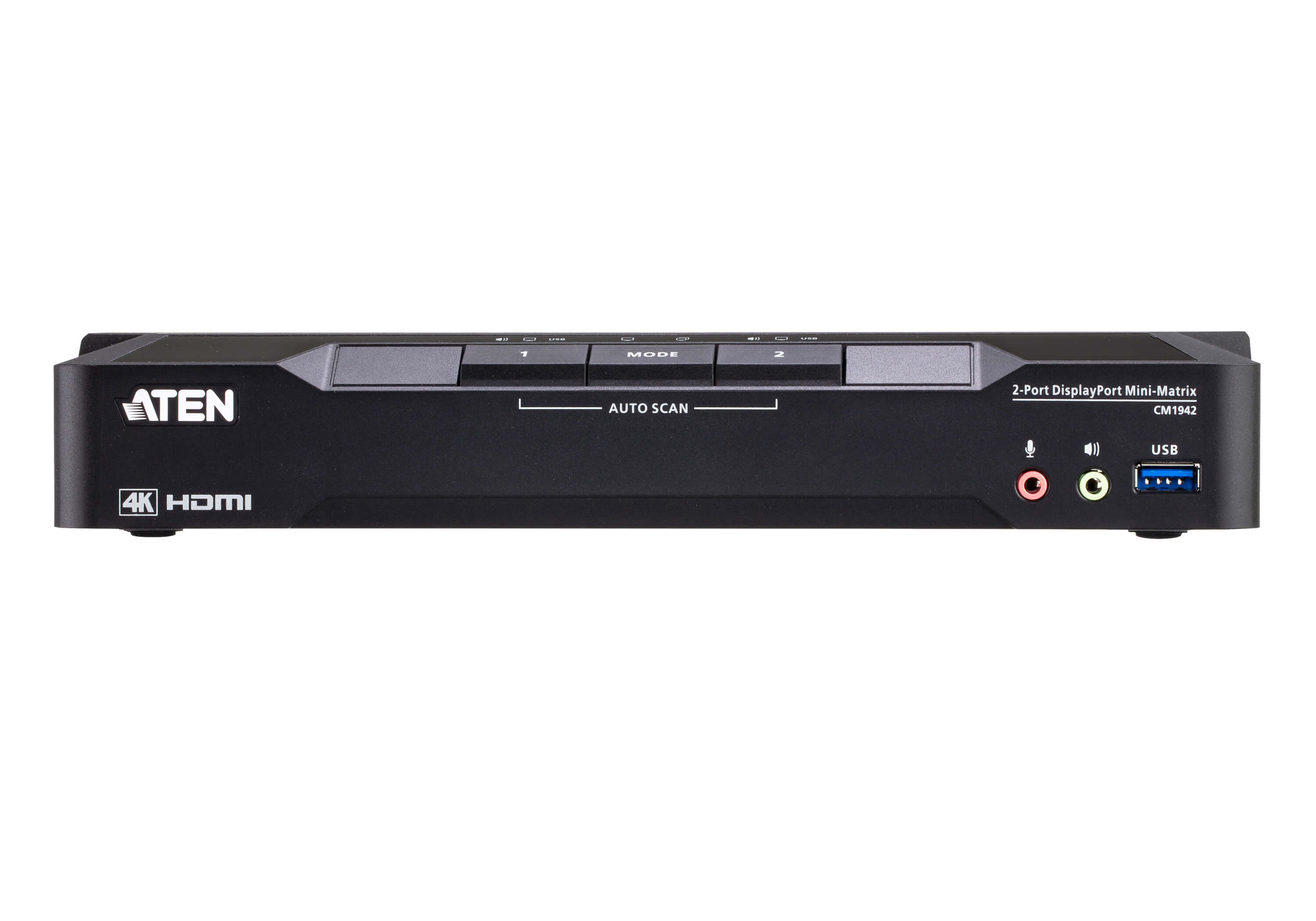 ATEN 2P 4K DP Dual Display Mini-Matrix
