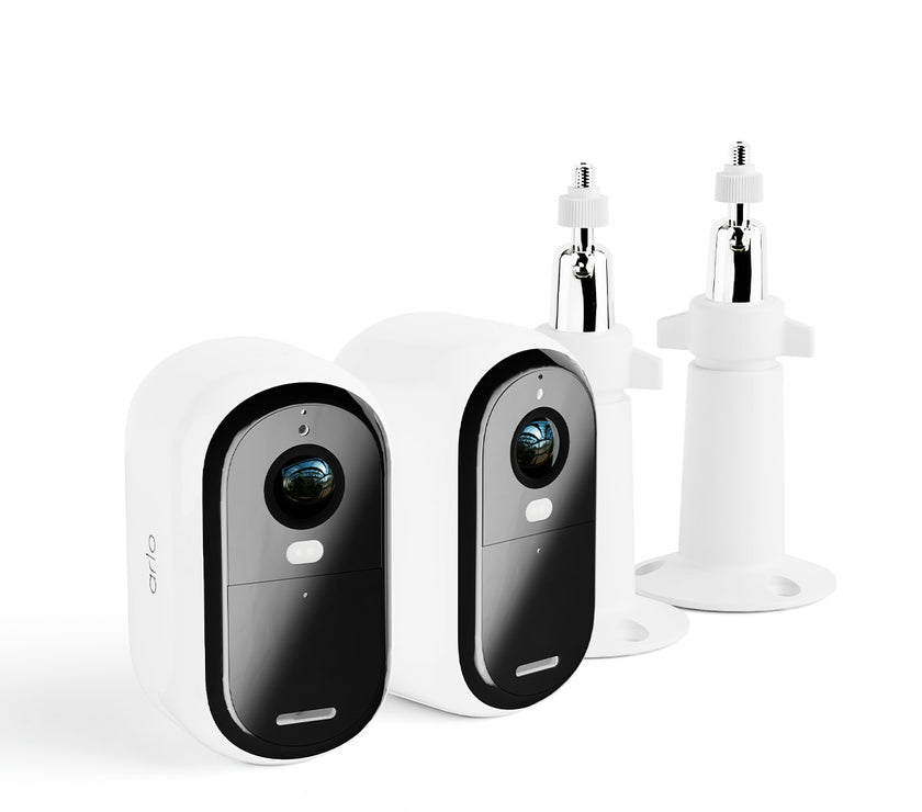 Arlo Essential FHD Outdoor Security Camera & 2-Wall Mount, 2-pack