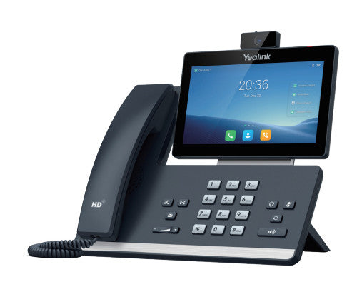 Yealink SIP-T58W (with camera) - Android Based IP Video Phone with corded receiver