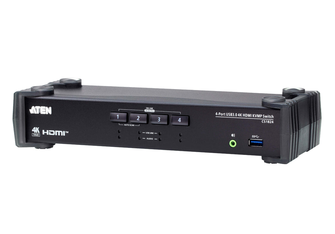 ATEN 4 PORT HDMI 4K60 KVMP