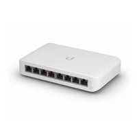 Ubiquiti UniFi Switch Lite USW-Lite-8-POE - Switch - Managed - 8 x 10 100 1000 (4 PoE ) - desktop wall-mountable - PoE (52 W)
