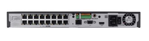 Hanwha QRN-1620S 16CH 8MP NVR with PoE switch