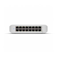 Ubiquiti UniFi Switch Lite USW-Lite-16-POE - Switch - Managed - 16 x 10 100 1000 (8 PoE ) - desktop wall-mountable - PoE (45 W)