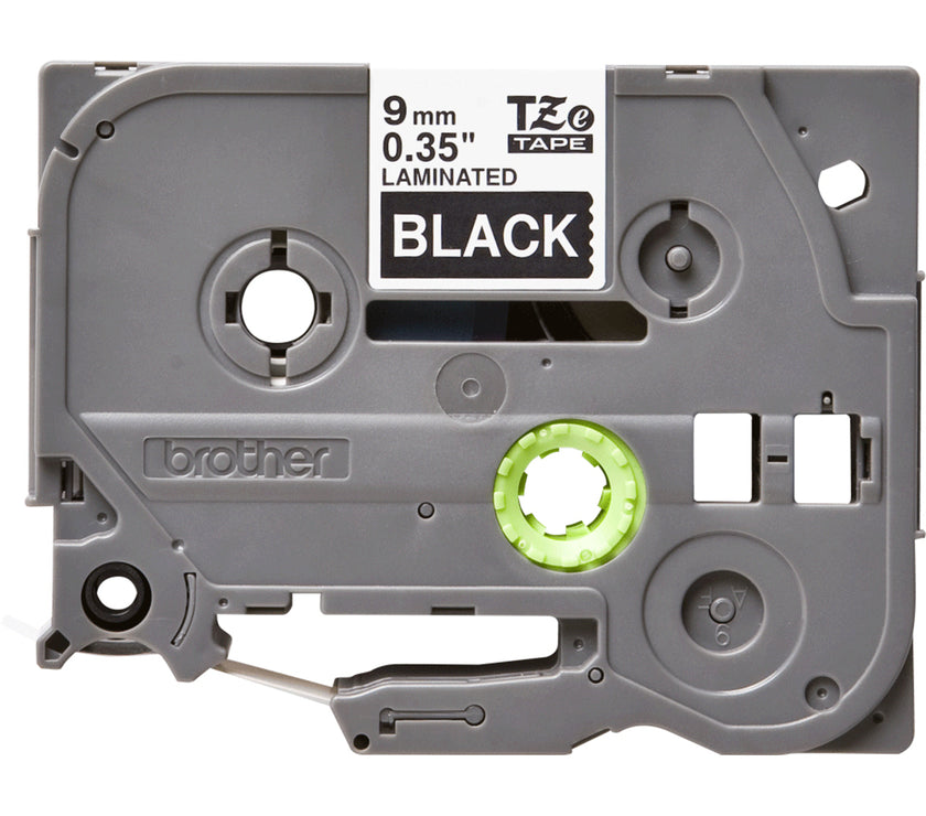 TZE325 White On Black Label Tape