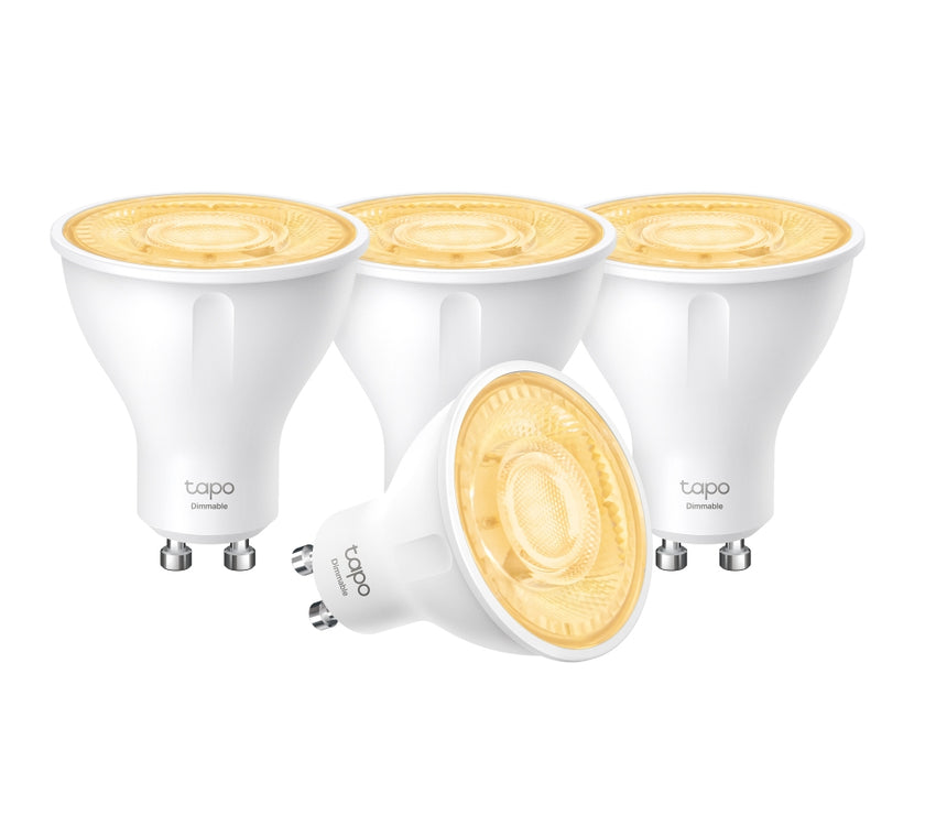 TP-Link Tapo L610 - LED spot light bulb - GU10 - 2.9 W (equivalent 50 W) - class D - warm white light - 2700 K (pack of 4)
