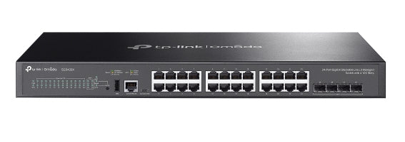 TP-Link Omada SG5428X V1 - Switch - L3 Lite - Managed - 24 x 10 100 1000 4 x 10Gb Ethernet SFP - Rack-mountable