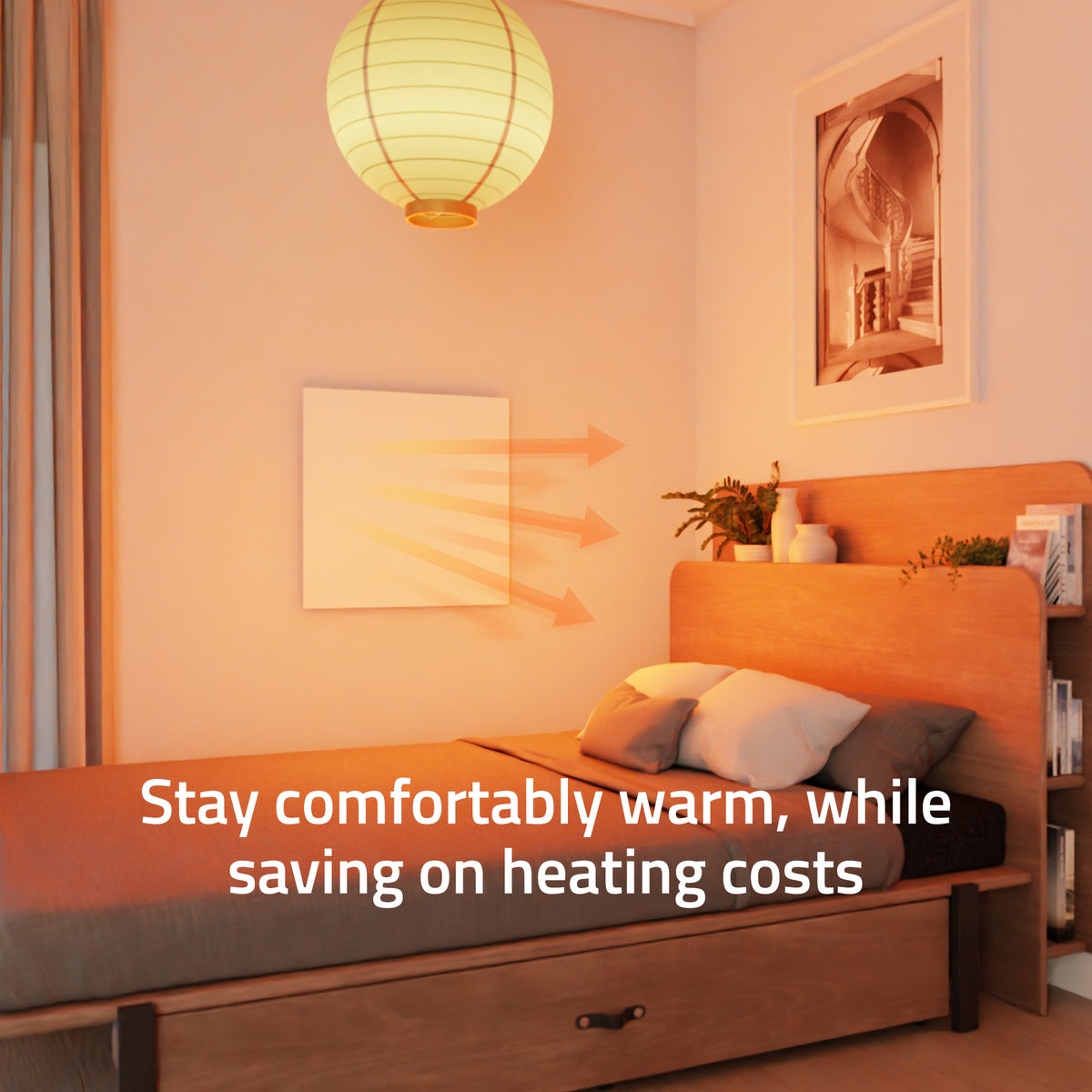 Hombli Smart Infrared Panel Heater 400w -Glass