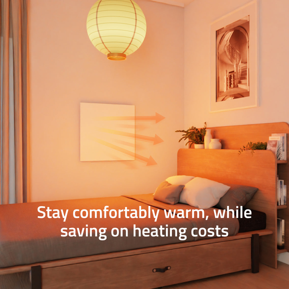 Hombli Smart Infrared Panel Heater 400w -Glass