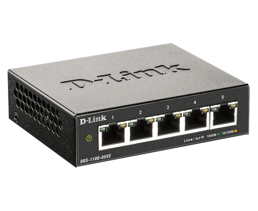 D-Link 5-Port Gigabit Smart Managed Switch