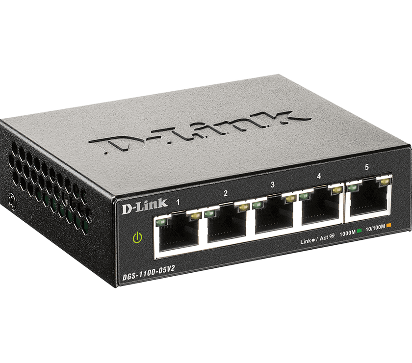 D-Link 5-Port Gigabit Smart Managed Switch