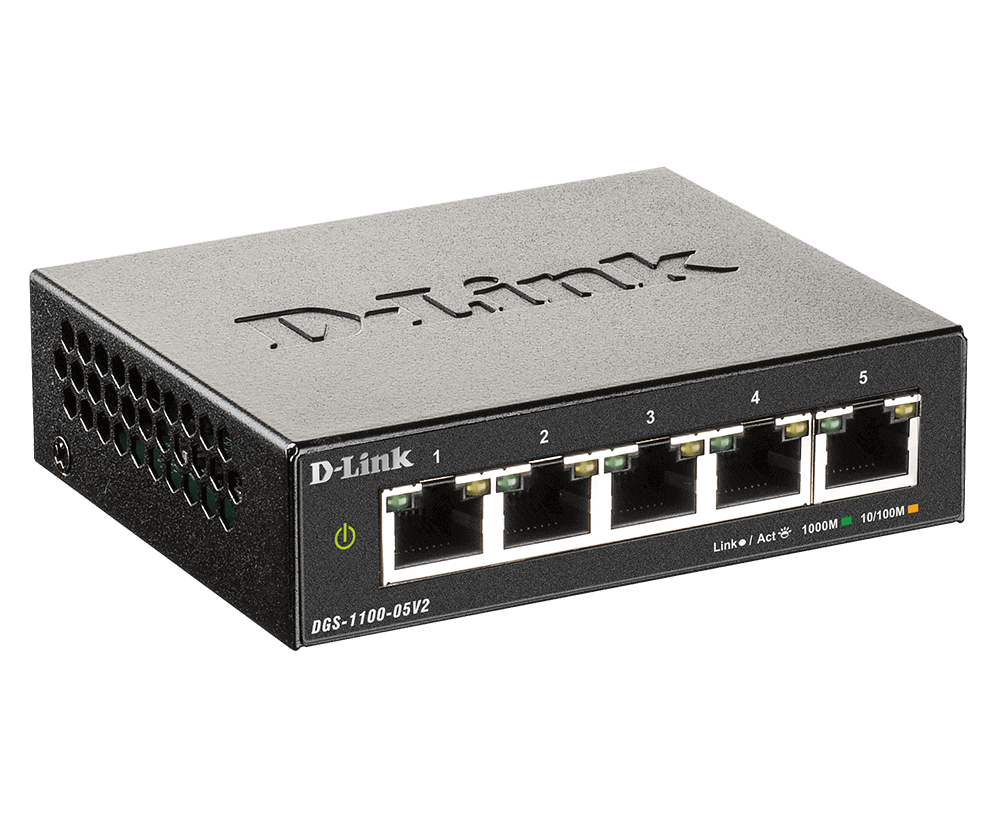 D-Link 5-Port Gigabit Smart Managed Switch