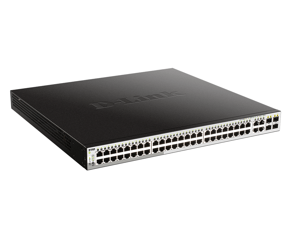 D-Link 52-Port PoE Gigabit Smart Switch 370W PoE