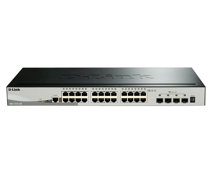 D-Link 28-Port Gigabit Stackable Smart Managed Switch including 4 10G SFP+