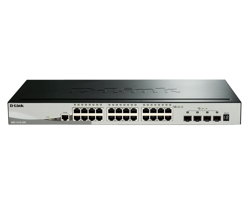 D-Link 28-Port Gigabit Stackable Smart Managed Switch including 4 10G SFP+