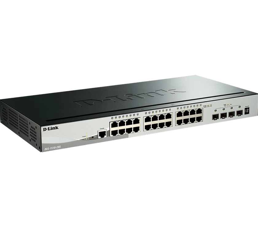 D-Link 28-Port Gigabit Stackable Smart Managed Switch including 4 10G SFP+