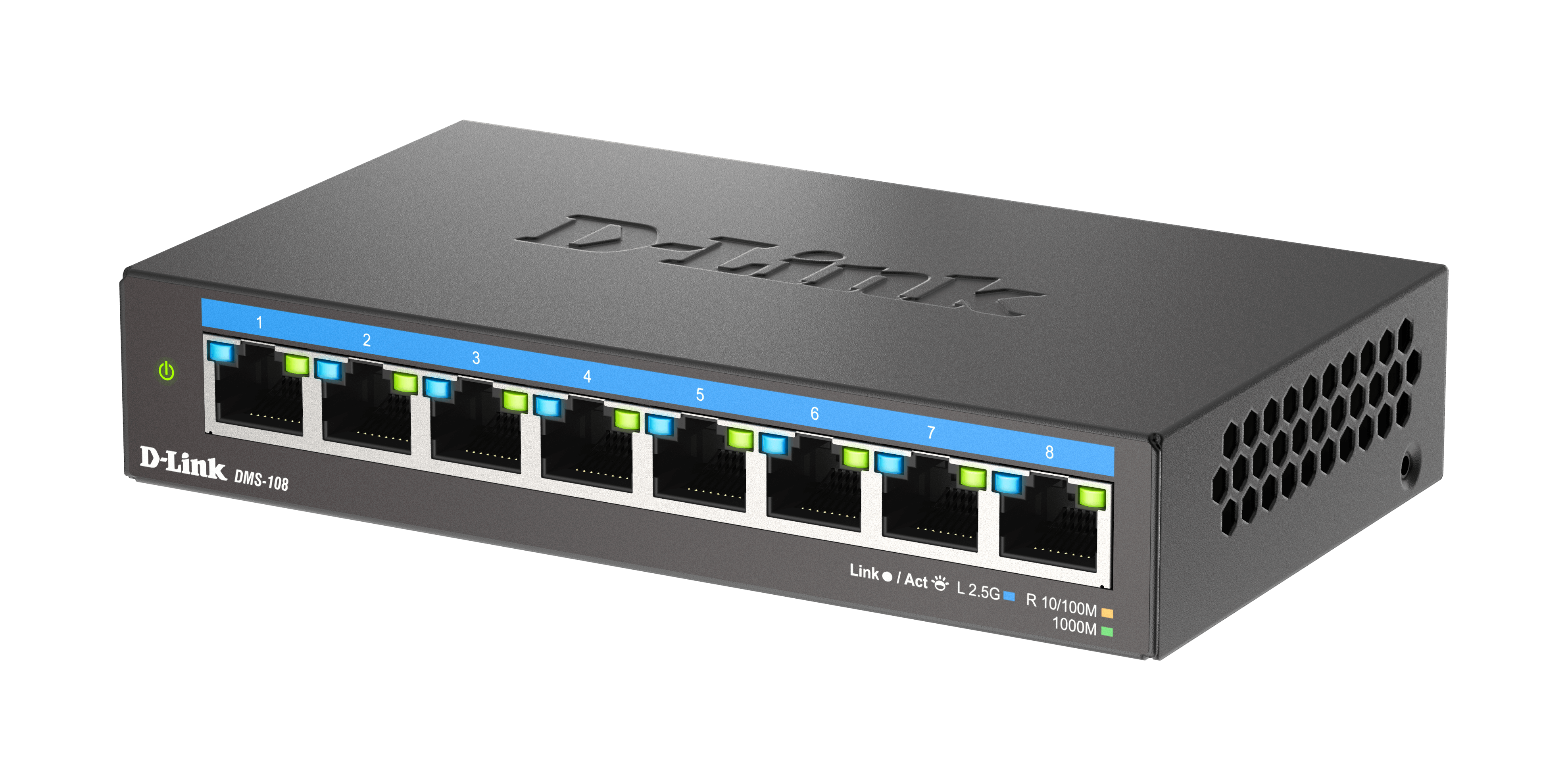 D-Link 8-Port 2.5G Multi-Gigabit Desktop Switch