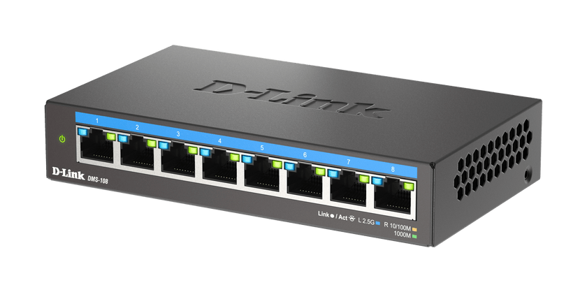 D-Link 8-Port 2.5G Multi-Gigabit Desktop Switch
