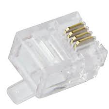 TITAN RJ11 4POLE PLUG (100PK)