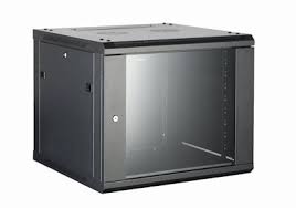 ALL-RACK 9U 550MM DEEP WALLBOX BLACK