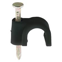 TITAN 5-7 CABLE CLIPS BLACK PK 100