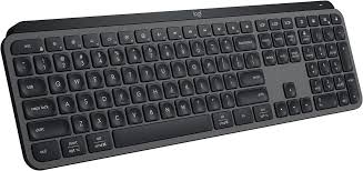 Logitech MX Keys S for Mac keyboard Office RF Wireless + Bluetooth QWERTY UK English Aluminium, Black