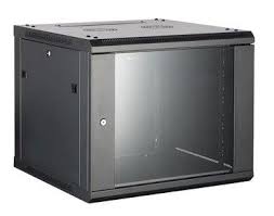ALL-RACK 9U 600MM DEEP WALLBOX BK