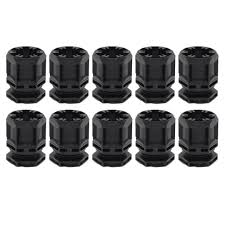 TITAN 20MM GLANDS & LOCKNUTS (PK10) BLACK