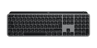 Logitech MX Keys S for Mac keyboard Office RF Wireless + Bluetooth QWERTY UK English Aluminium, Black