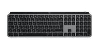 Logitech MX Keys S for Mac keyboard Office RF Wireless + Bluetooth QWERTY UK English Aluminium, Black
