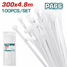 TITAN CABLE TIES 300MM X 4.8MM (PK 100) CLEAR