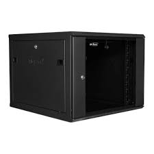 ALL-RACK 9U 600MM DEEP WALLBOX BK