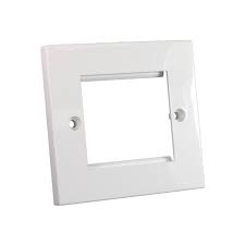 10PK 1G Flat FPlate 50x50mm Wh Label