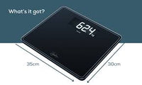 BEURER XXL DIGITAL SCALE BLACK GS410