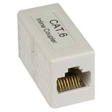INLINE RJ45 SOCKET UTP CAT6 WHITE