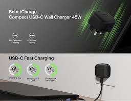 Belkin 45W USB PD Wall Charger with PPS BLK