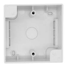 10PK 1G Flat FPlate 50x50mm Wh Label